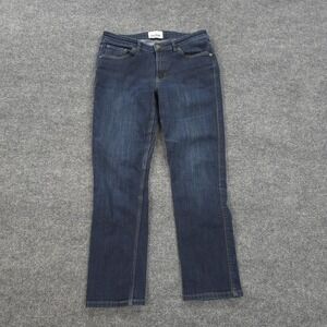 DU/ER Jeans Womens 30x28 Dark Blue Performance Denim Stretch Casual Workwear